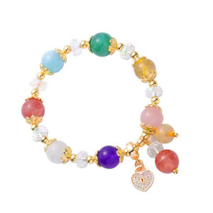 Crystal Bracelet Double Circles